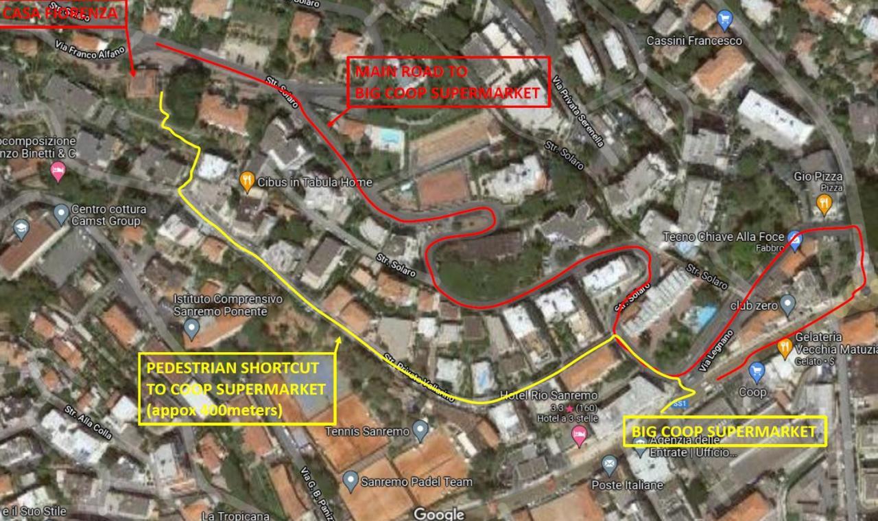 Casa Fiorenza Parcheggio Privato San Remo Zewnętrze zdjęcie
